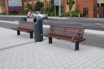 Queens Quay, Derry Seats and Litter Bins