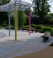 architectural street furnishings - street furniture bench - Mardyke Garden