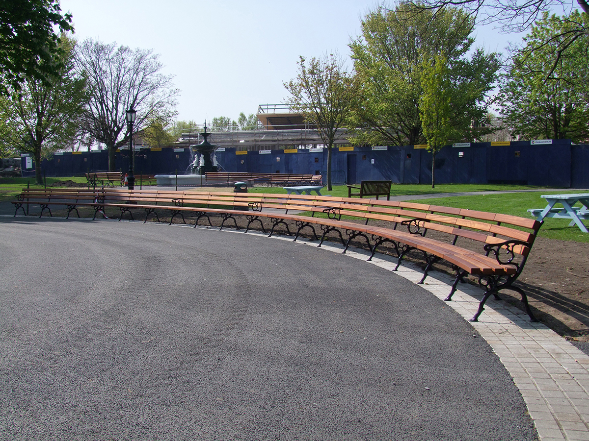 Peoples Park Dun Laoghaire returned to its former glory