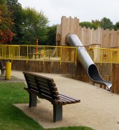 architectural street furnishings - street furniture bench - picnic table bench - commercial benches
