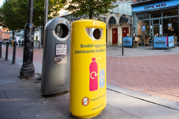 Bringing on-street recycling to Dublin city centre!