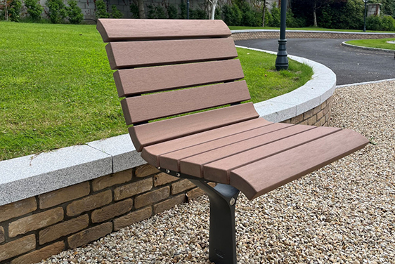 Hartecast HC2027CR Chair - Age Friendly, curvy chair, individual chair - composite timber.