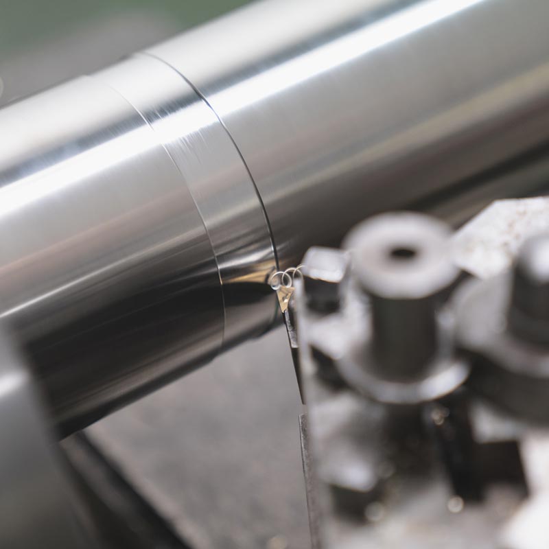 Stainless Steel On A Cutting Machine