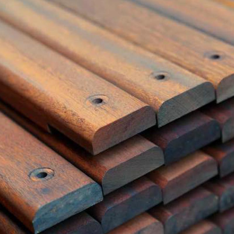 Timber Material Used To Produce Durable Street Furniture